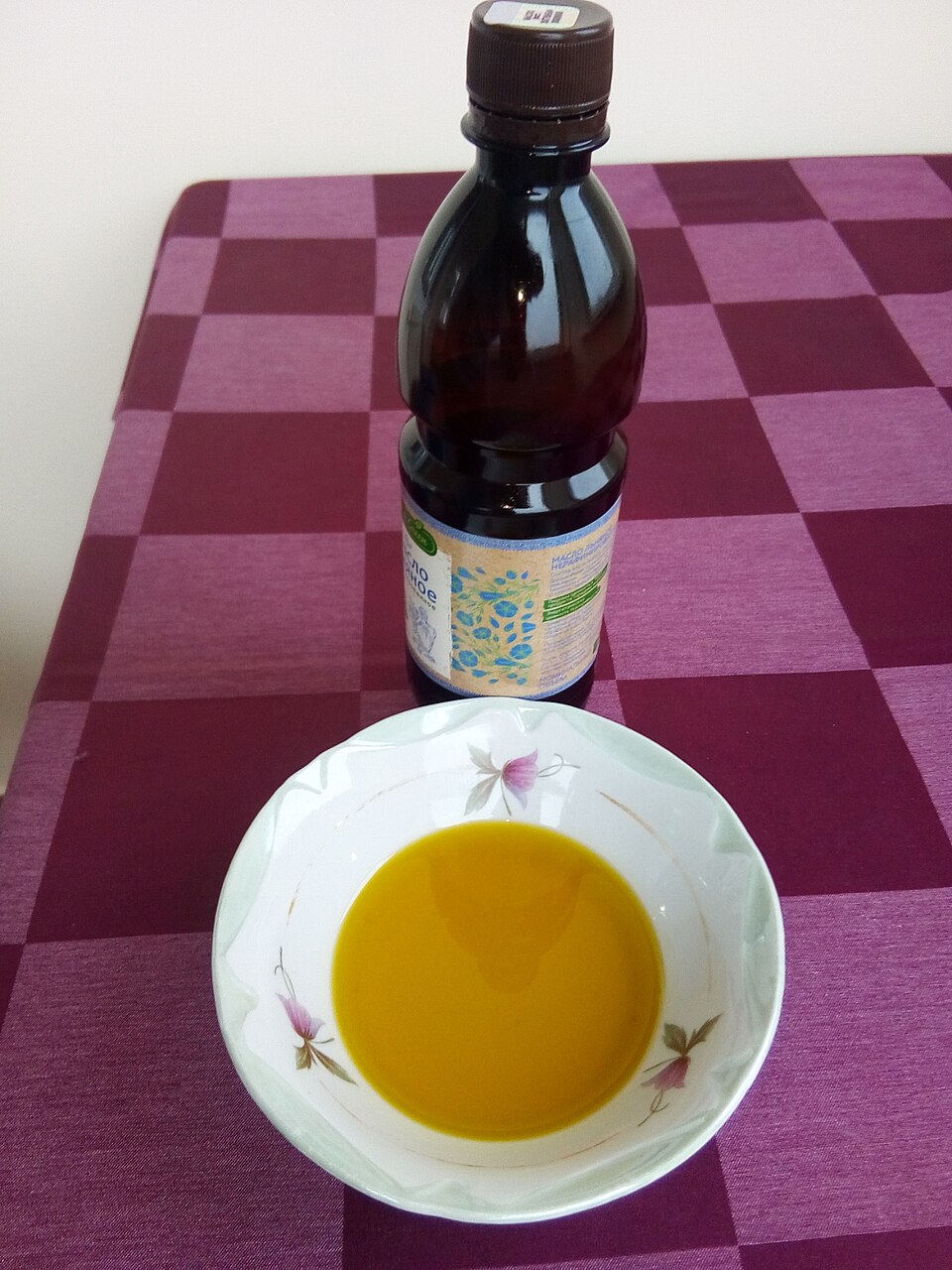 Olej lniany tłoczony na zimno bio 500ml